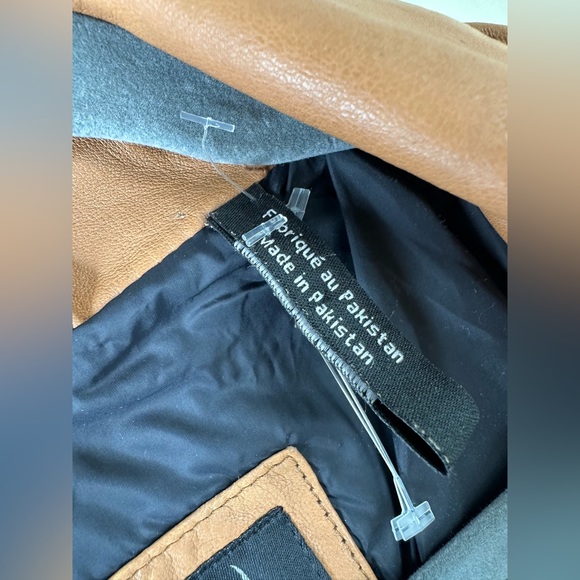 BOD & CHRISTENSEN LAMB LEATHER JACKET, COGNAC COLOR. - Picture 5 of 13